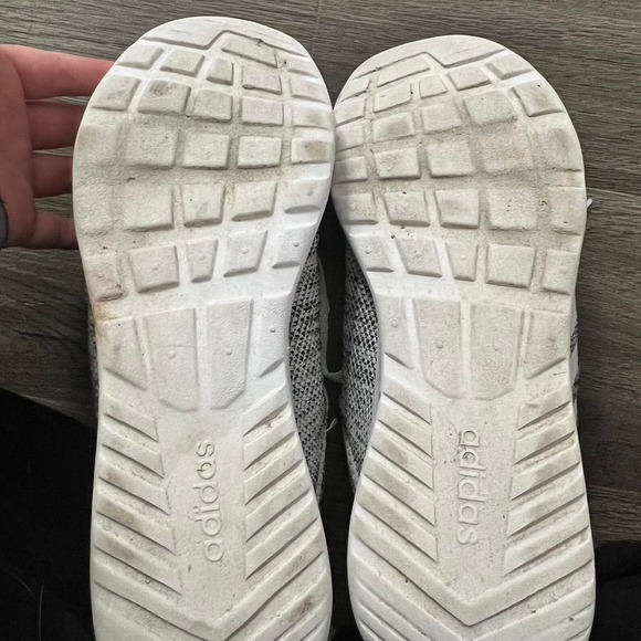 Gray adidas sneakers size 8.5 - Picture 3 of 4